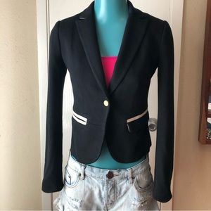 Bershka blazer, black, size 26